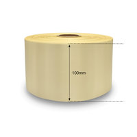 100mm Cream DM Ribbon