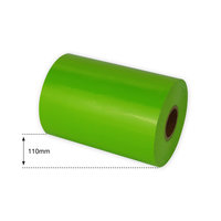 110mm Bright Green Non Metallic Foil