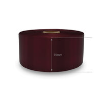 75mm Burgundy DM Ribbon