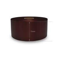 75mm Chocolate DM Ribbon