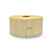 75mm Cream DM Ribbon