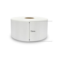 75mm Ivory DM Ribbon