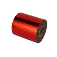 75mm Red Metallic Foil