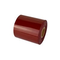 75mm Dark Red Non Metallic Foil