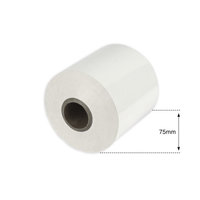 75mm White* Non Metallic Foil