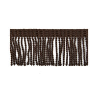 50mm Coffee Heavy Bullion Fringe