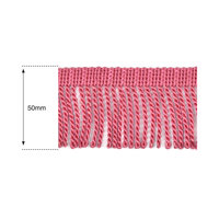 50mm Dark Pink Heavy Bullion Fringe