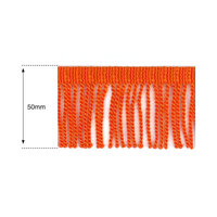 50mm Orange Heavy Bullion Fringe