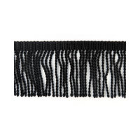 70mm Black Heavy Bullion Fringe