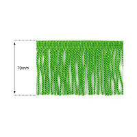 70mm Green Heavy Bullion Fringe