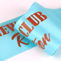 110mm Bright Orange Non Metallic Foil