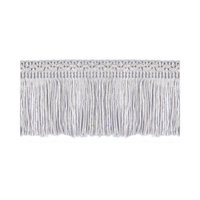 50mm Silver Silk Fringe