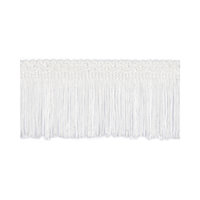 50mm White Silk Fringe