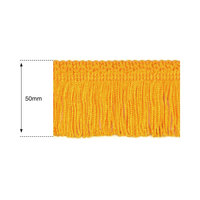 50mm Yellow Silk Fringe
