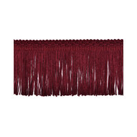 75mm Burgundy Silk Fringe