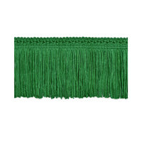75mm Emerald Silk Fringe