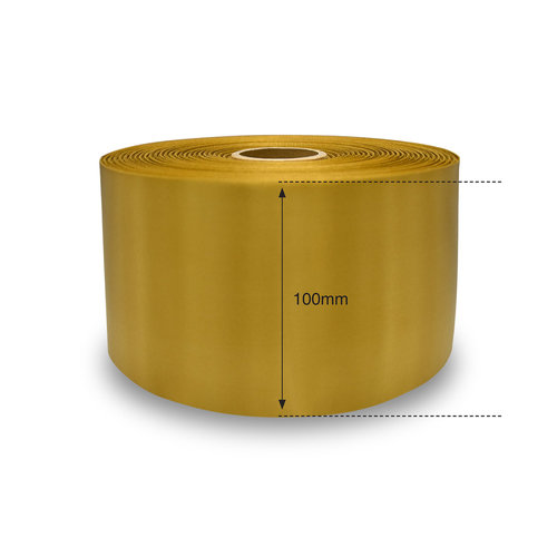 100mm Old Gold DM Ribbon