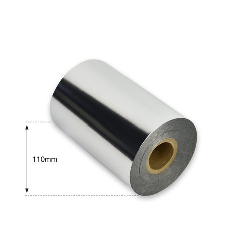 110mm Silver Metallic Foil