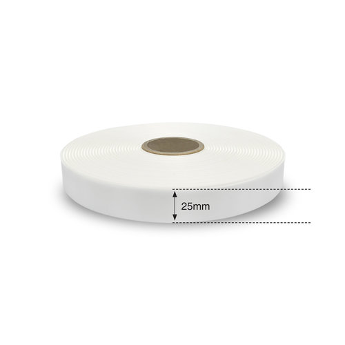 25mm White DM Ribbon