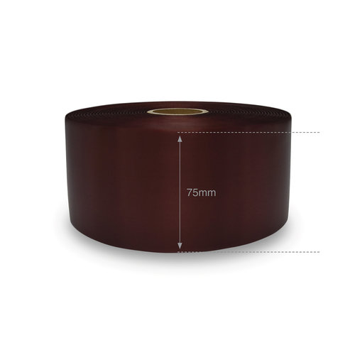 75mm Chocolate DM Ribbon