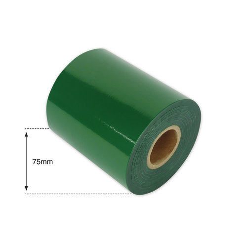 75mm Light Green Non Metallic Foil