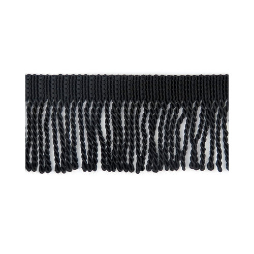 50mm Black Heavy Bullion Fringe