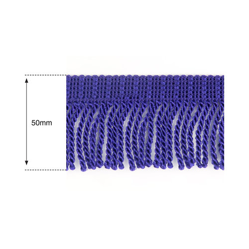 50mm Purple Heavy Bullion Fringe