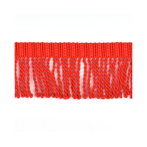50mm Red Heavy Bullion Fringe