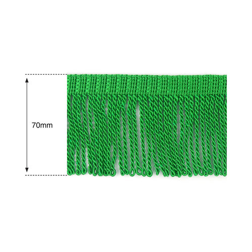 70mm Emerald Heavy Bullion Fringe
