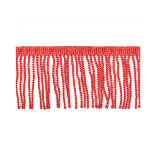 70mm Vermillion Heavy Bullion Fringe