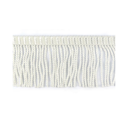 70mm White Heavy Bullion Fringe