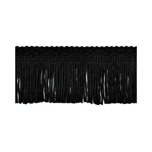 50mm Black Silk Fringe