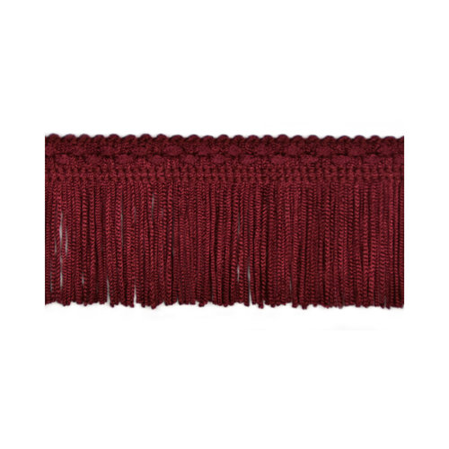 50mm Burgundy Silk Fringe
