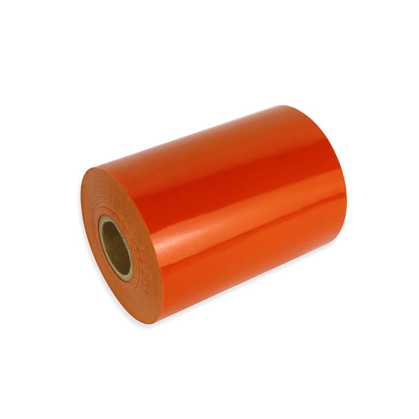 110mm Bright Orange Non Metallic Foil