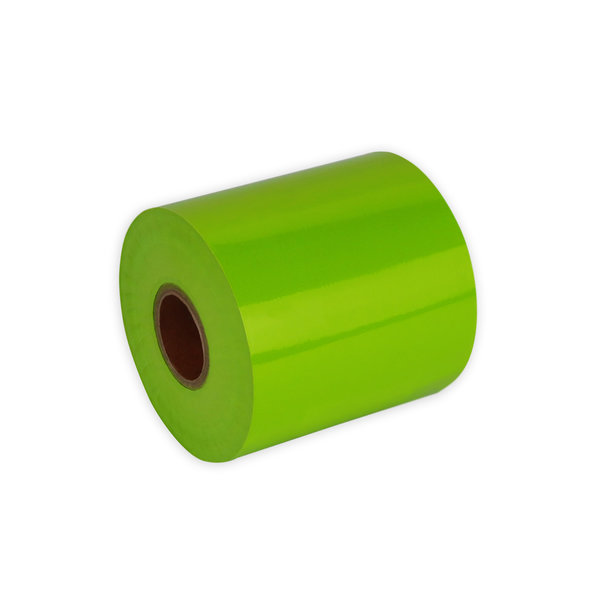 75mm Bright Green Non Metallic Foil