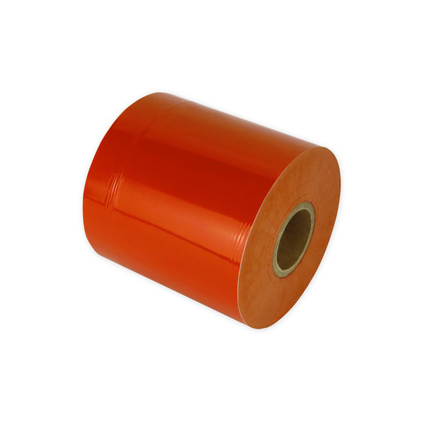 75mm Bright Orange Non Metallic Foil