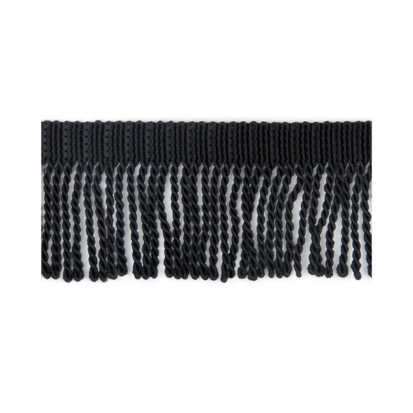 50mm Black Heavy Bullion Fringe