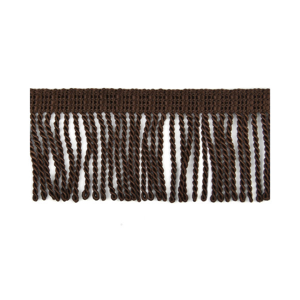 50mm Coffee Heavy Bullion Fringe