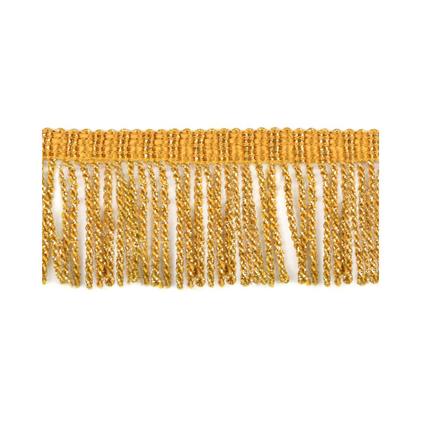 50mm Gold Lurex Heavy Bullion Fringe