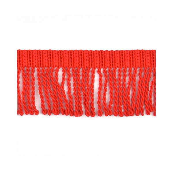 50mm Red Heavy Bullion Fringe