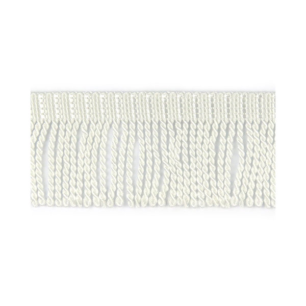 50mm White Heavy Bullion Fringe