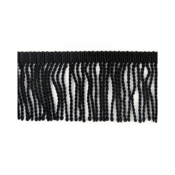 70mm Black Heavy Bullion Fringe