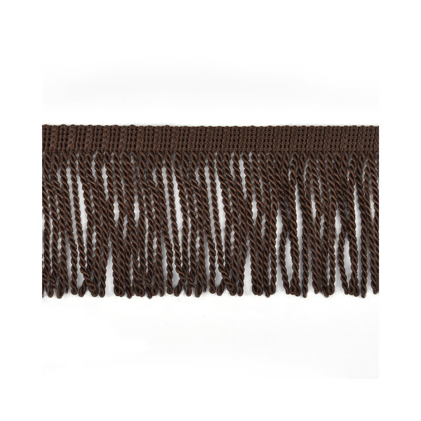 70mm Coffee Heavy Bullion Fringe