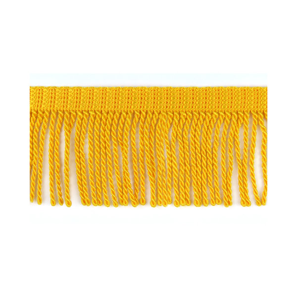 70mm Yellow Heavy Bullion Fringe