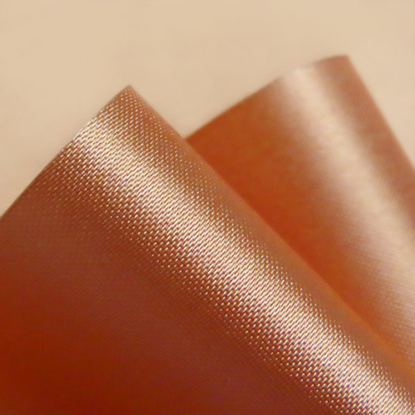 96mm Apricot Slit Edge Ribbon