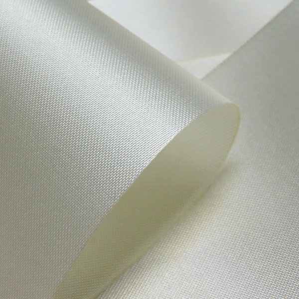 192mm Ivory Slit Edge Ribbon