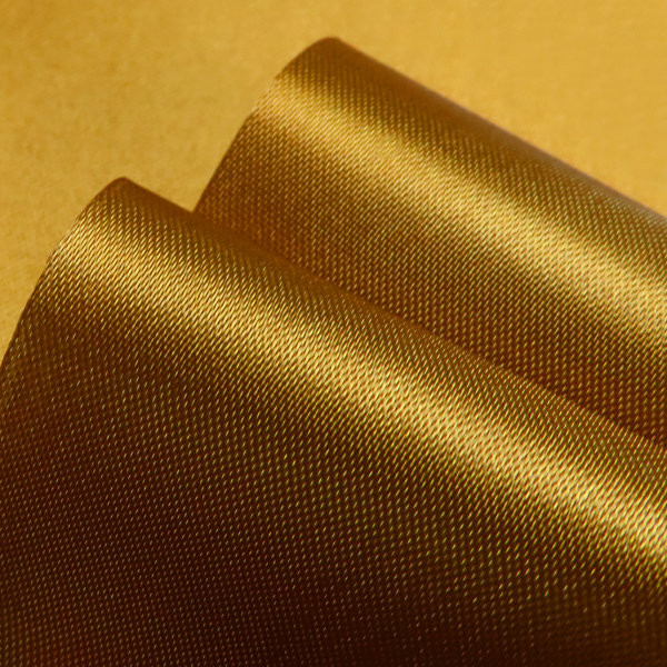 192mm Old Gold Slit Edge Ribbon