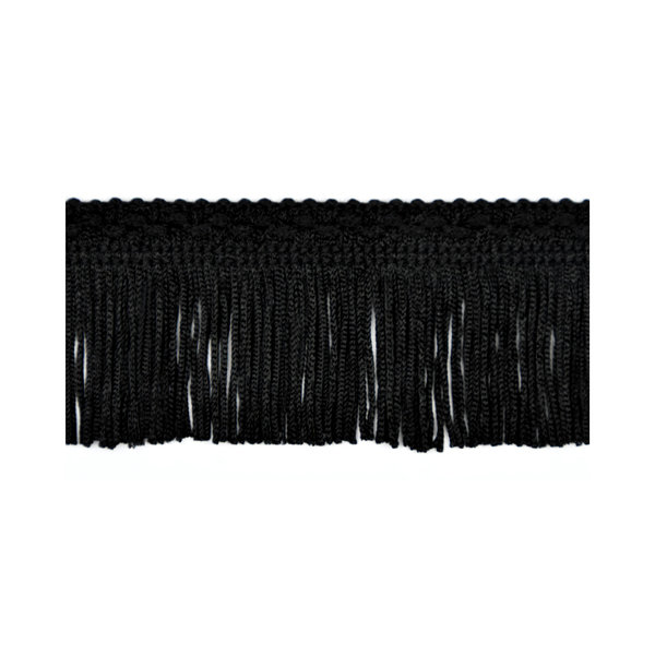 50mm Black Silk Fringe