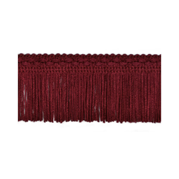 50mm Burgundy Silk Fringe