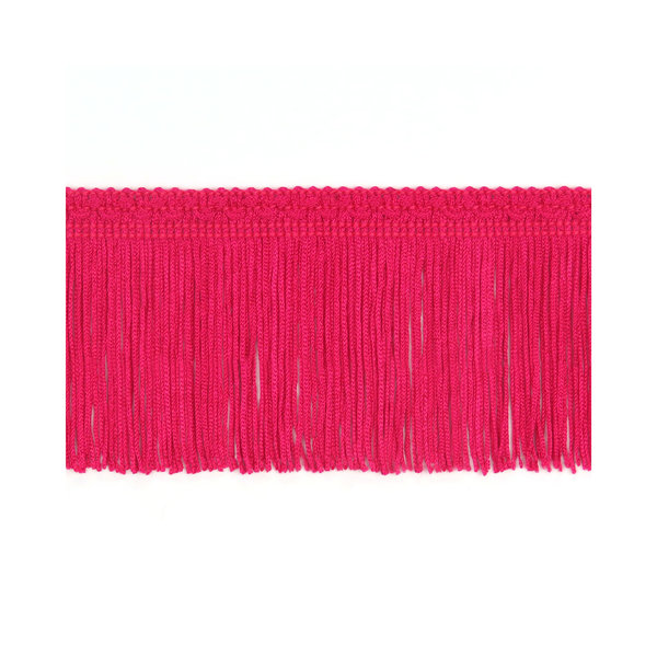 75mm Fuschia Silk Fringe